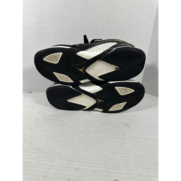 Jordan Heir Series 1 Black White Metallic Gold Basketball Shoes FQ3858-007 M: 12